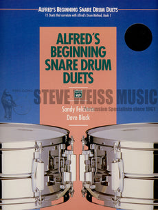 Feldstein/Black-Alfred's Beginning Snare Drum Duets (Book with CD)