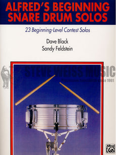 Feldstein/Black-Alfred's Beginning Snare Drum Solos (Book only)