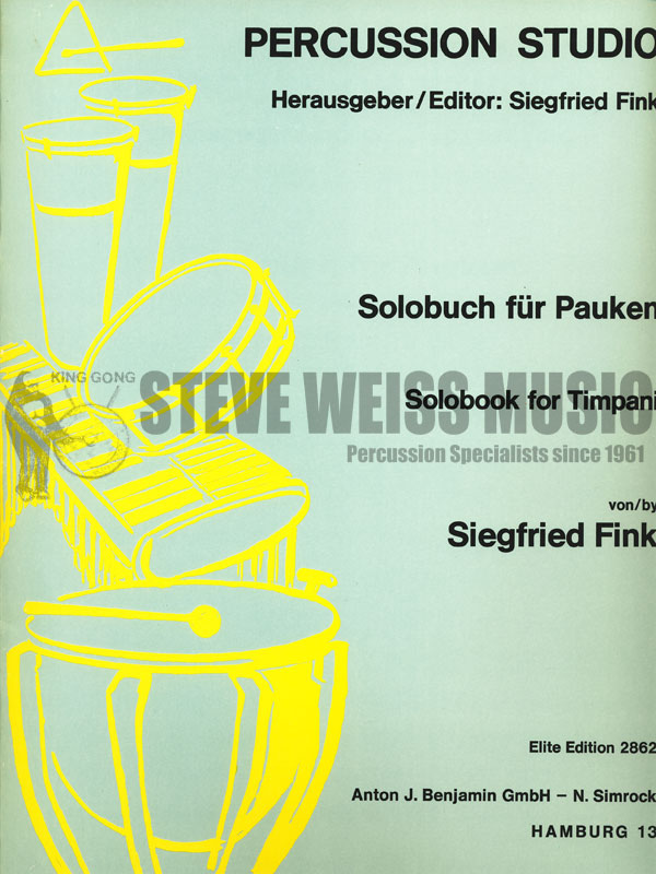 Fink-Solobook for Timpani Vol. 1