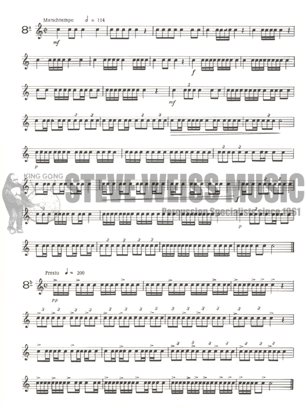 Fink-Studies for Snare Drum Vol 3 : Progressive Studies