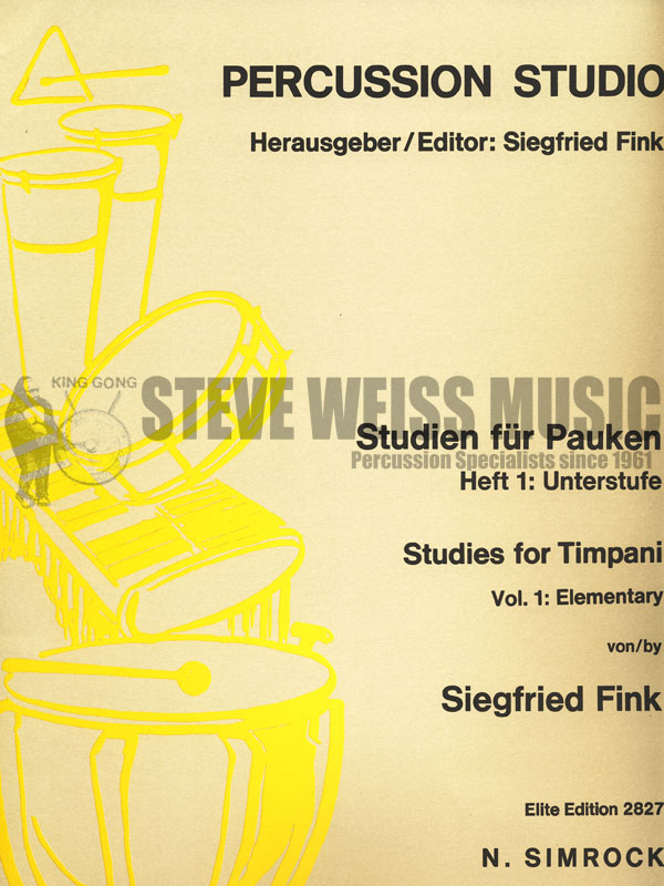 Fink-Studies for Timpani (Vol 1)