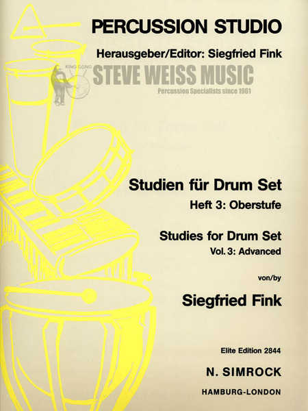 Fink-Studies for Timpani Vol 3 : Advanced