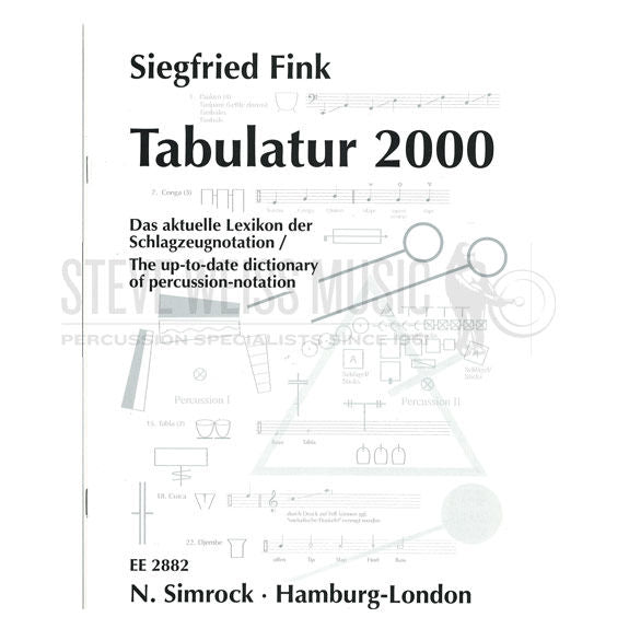 Tabuletur String Fink-Tabulatur 2000 | Steve Weiss Music