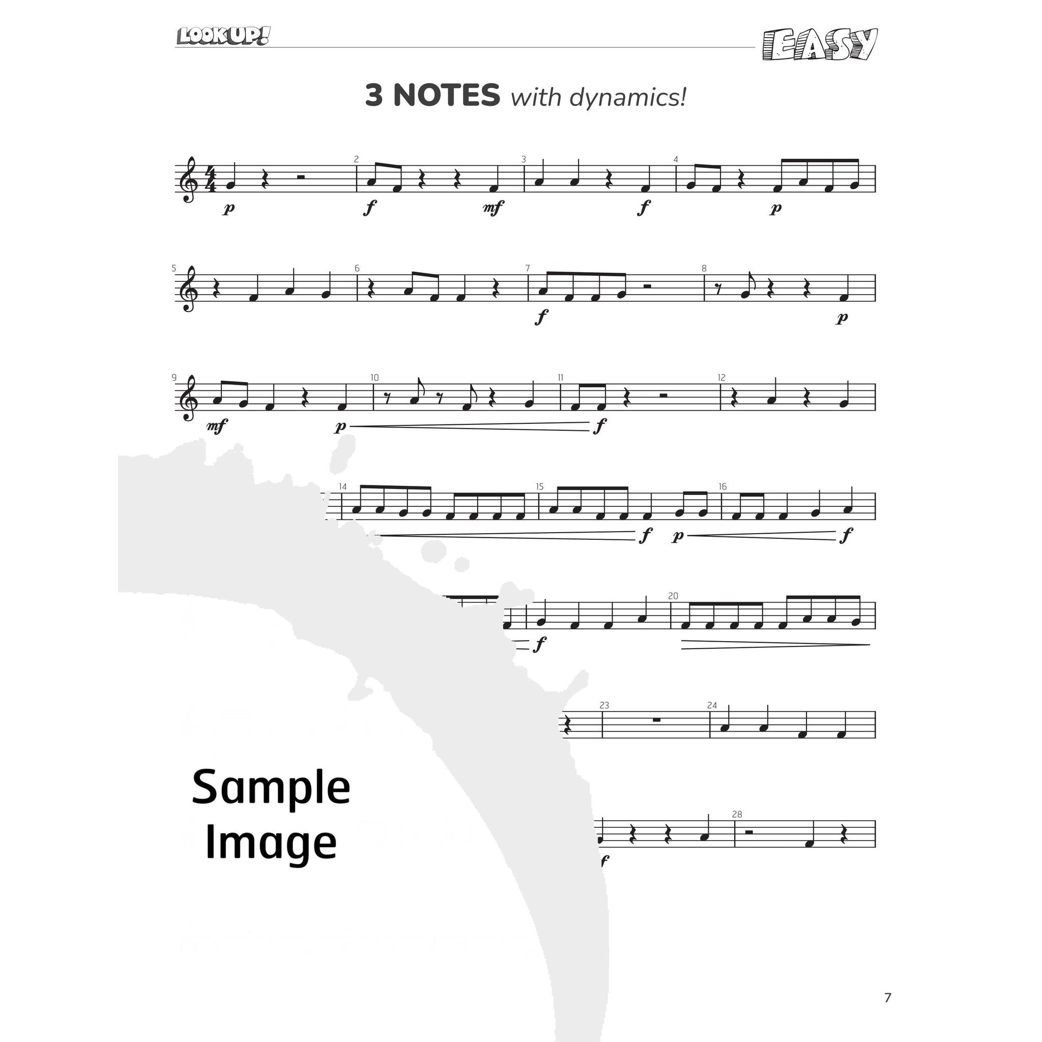 Sample Page of Look Up! by Flack