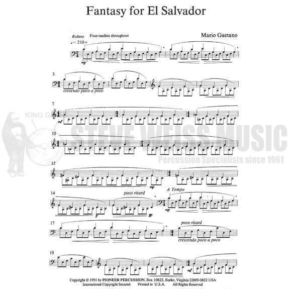 Gaetano-Fantasy for El Salvador-M