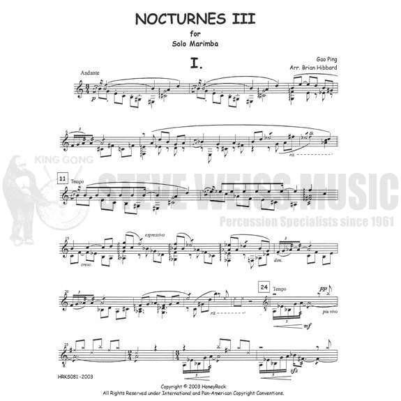 Gao Ping-Nocturnes III-M
