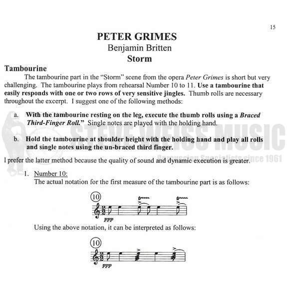 Genis-Symphonic Repertoire for Percussion Accessories