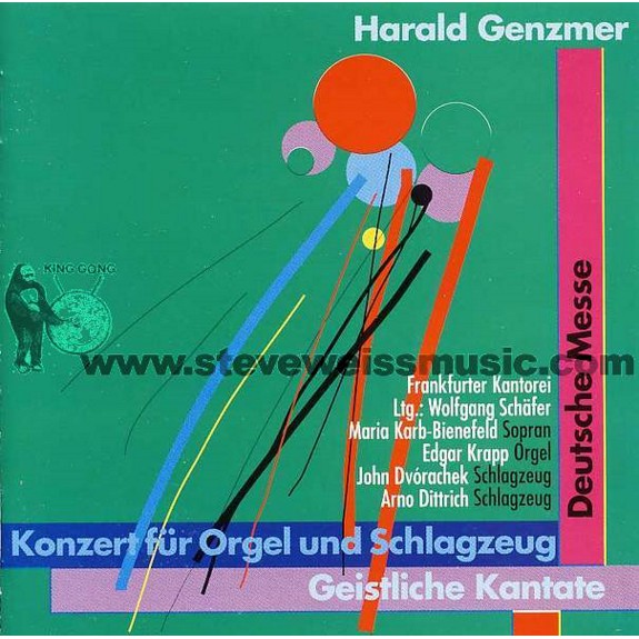 Genzmer-Deutsche Messe/Konzert/Geistliche Kantate (CD)