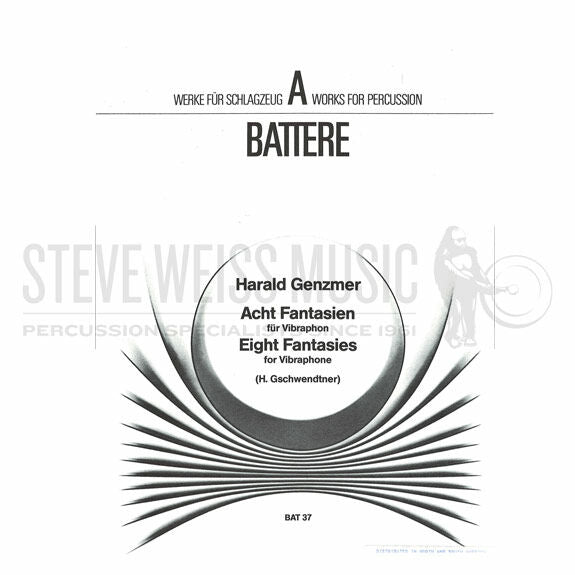 Genzmer-Eight Fantasies for Vibraphone