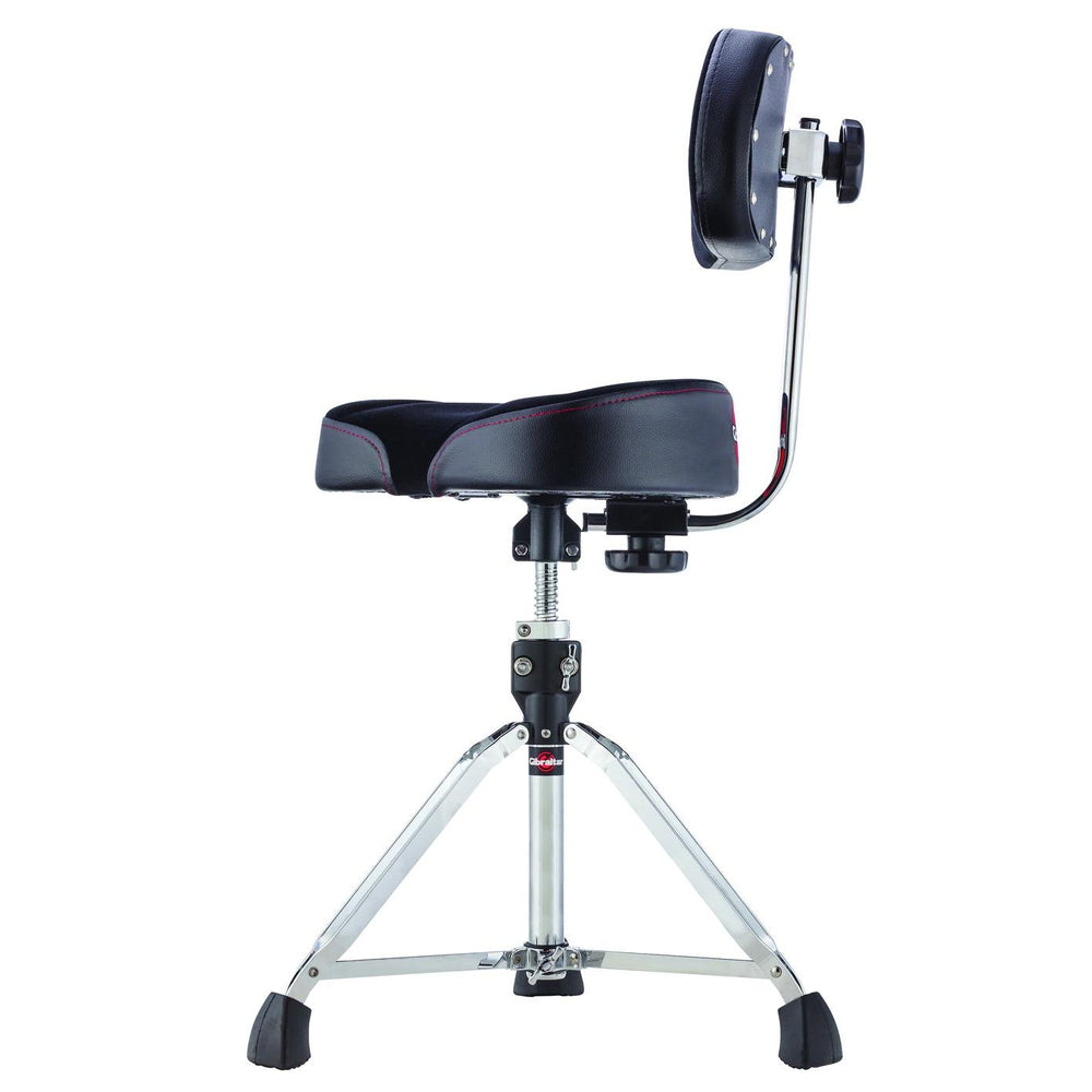 Gibraltar 9608MB Moto Style Drum Throne with Backrest | Steve Weiss Music