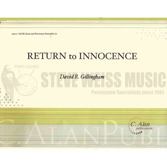 Gillingham-Return to Innocence (SP)-B/V/C/X/2M/P/SATB VX