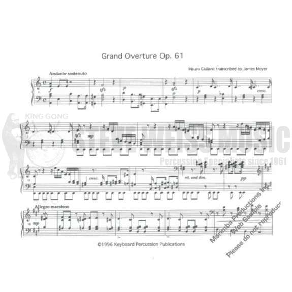 Giuliani-Grand Overture Op. 61 arr. Moyer-M