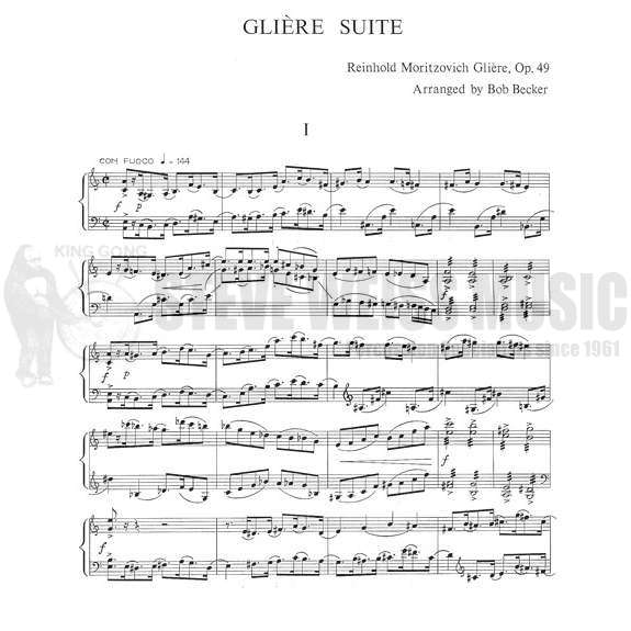 Gliere-Gliere Suite arr. Becker-M