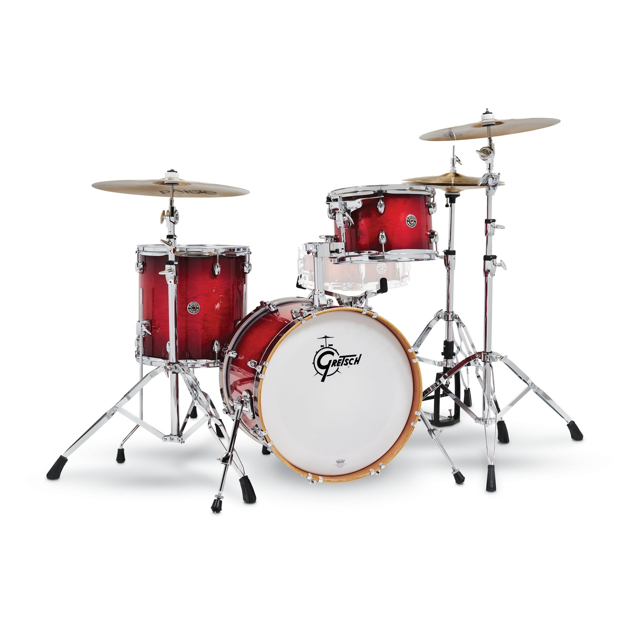 Gloss Crimson Burst - Gretsch Catalina Club Jazz 3 piece Drum set Shell Pack ct1-j483-gcb