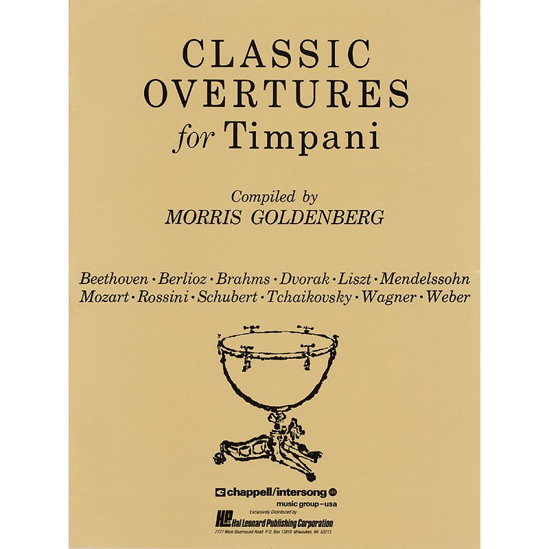Goldenberg-Classical Overtures for Timpani
