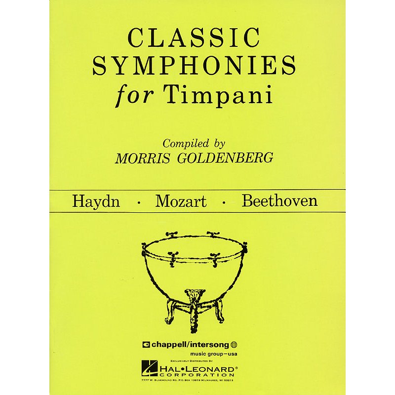 Goldenberg-Classical Symphonies for Timpani