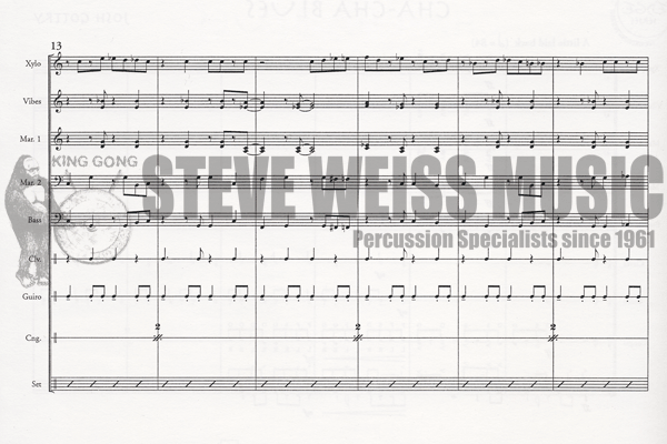 Gottry-Cha-Cha Blues (SP)-V/X/2M/P/opt. BG