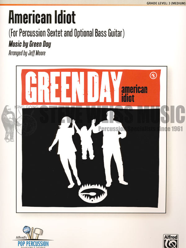Green Day-American Idiot arr. Moore (SP)-B/V/X/2M/DS