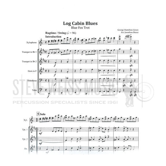 Green-Log Cabin Blues arranged Bisesi (SP)-X/2TP/HN/TN/TU