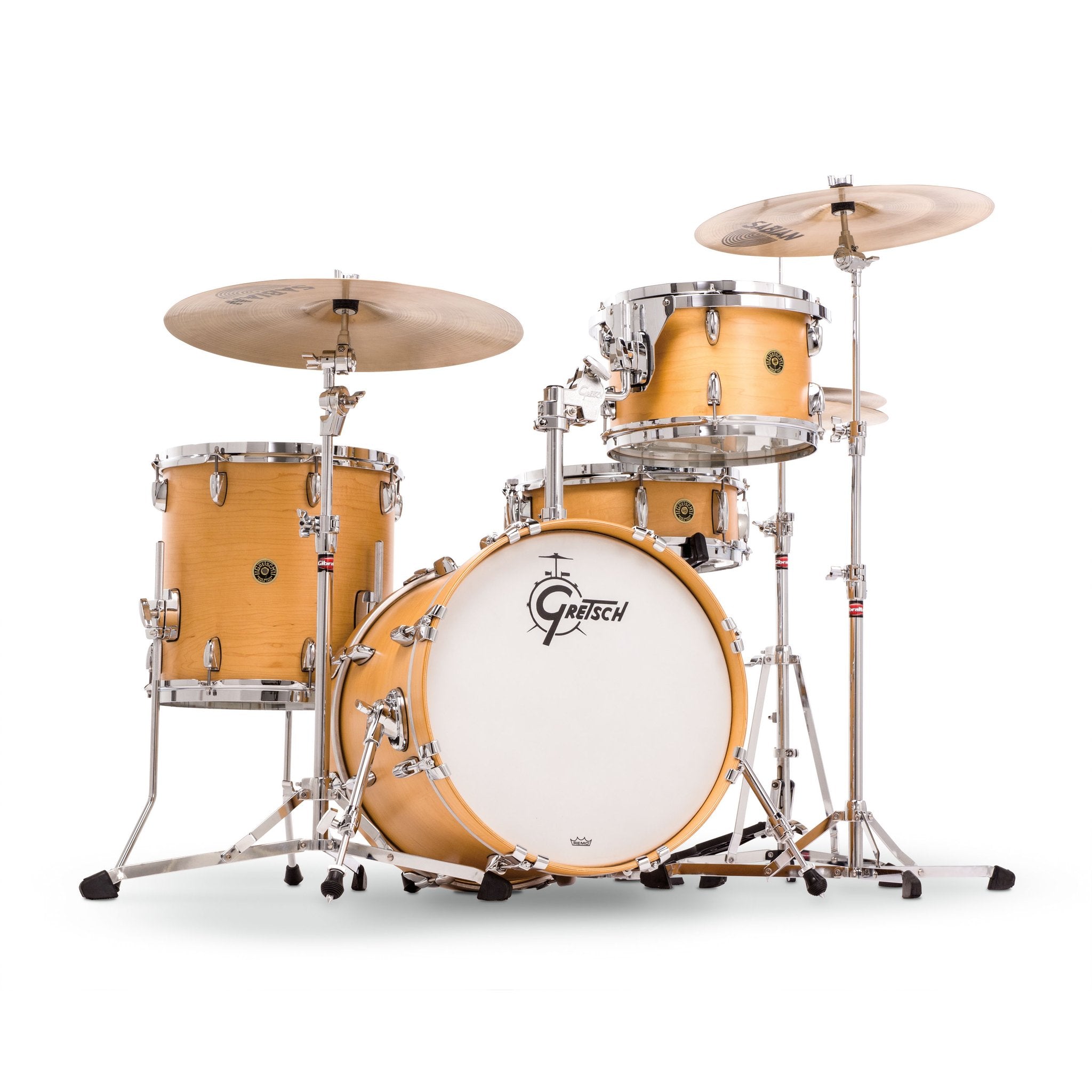 Gretsch Brooklyn 4pc Shell Pack - 18" Bass -  Satin Natural gb-j484-sn