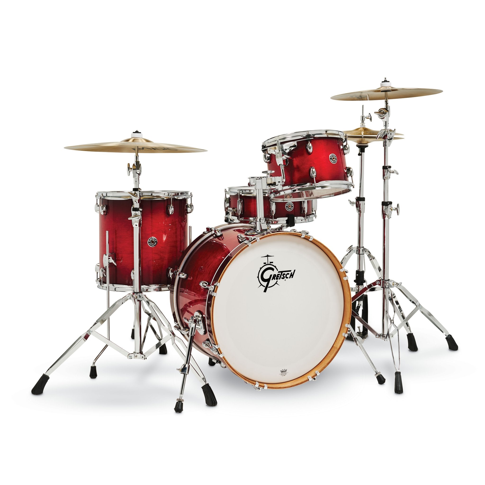 Gretsch Catalina Club Classic 4 Piece Shell Pack with 20" Bass - Gloss Crimson Burst ct1-j404-gcb