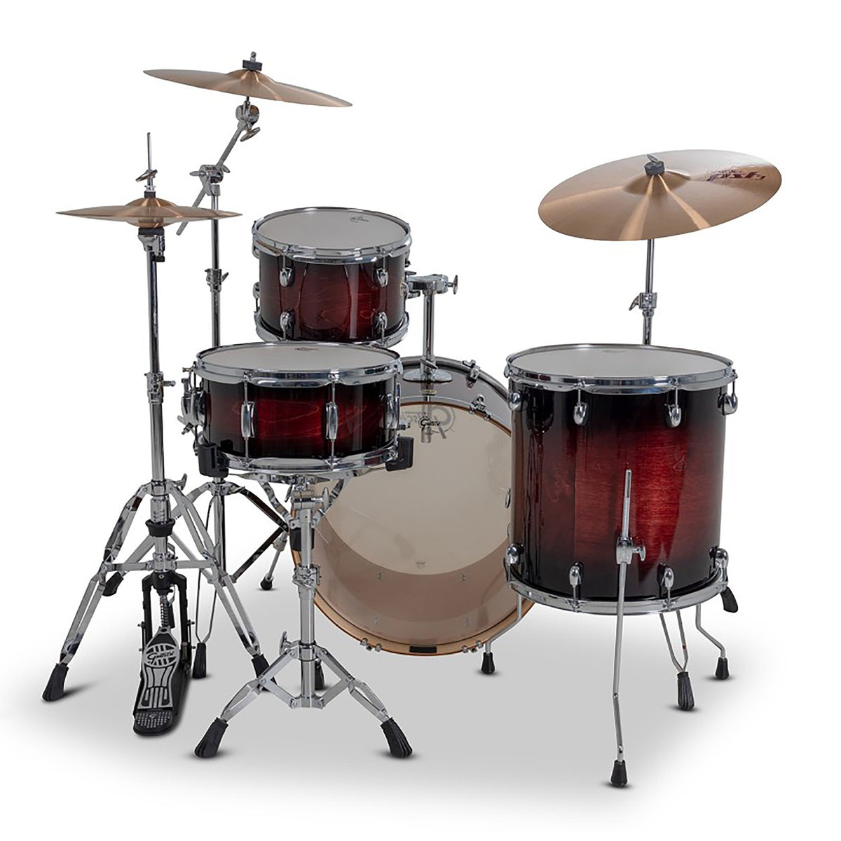 Gretsch Catalina Maple Drum Set Shell Pack Deep Cherry Burst cm2-e624s-dcb player side
