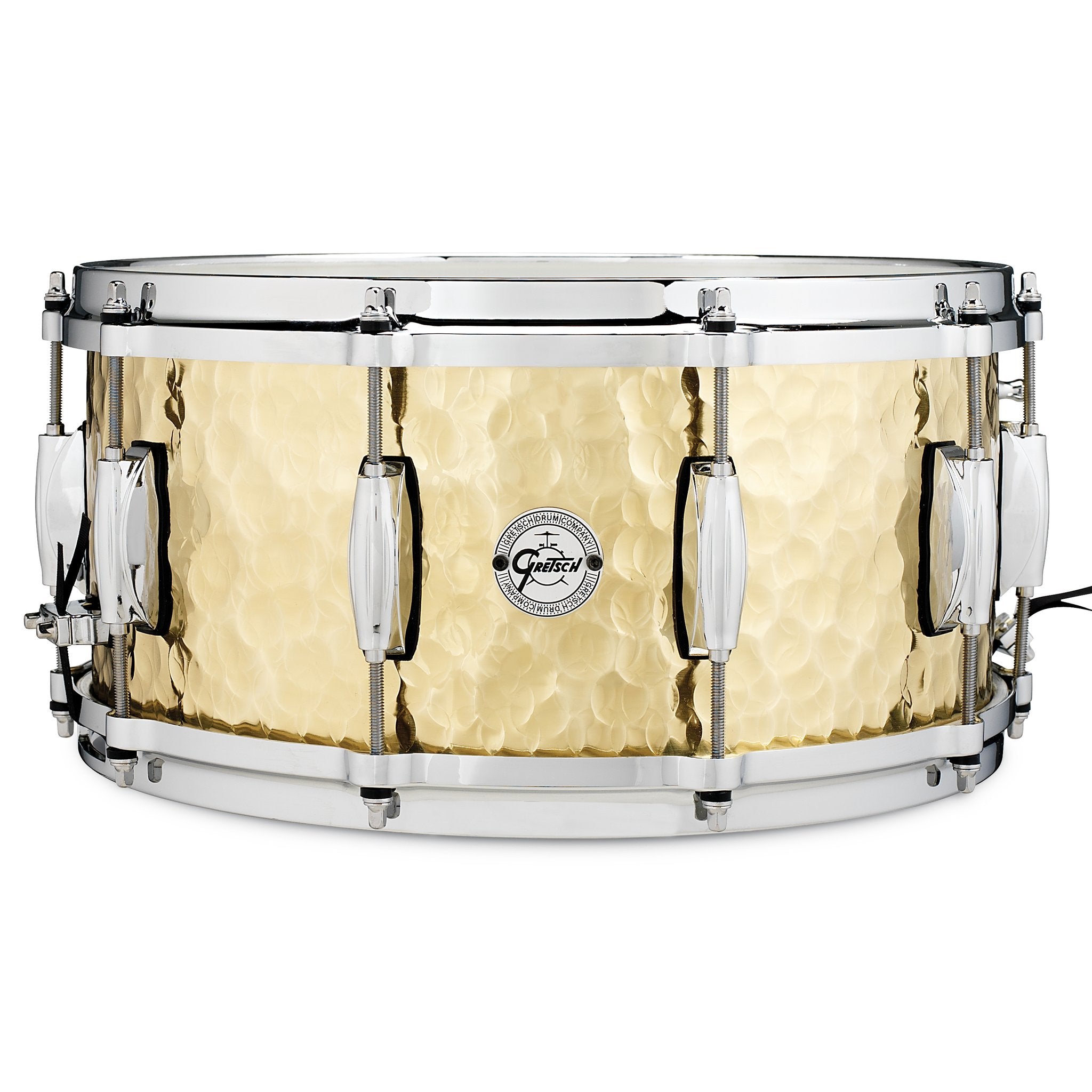 Gretsch Full Range Series Hammered Brass Snare Drum - 14x6.5 s1-6514-brh