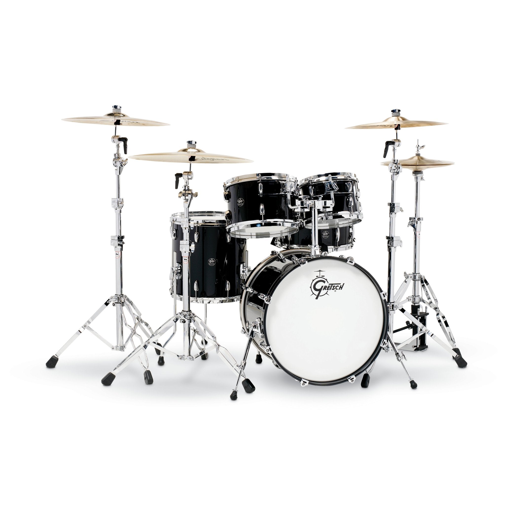 Gretsch Renown 5 Piece Drum Set (20/10/12/14/14sn) Piano Black rn2-e605-pb