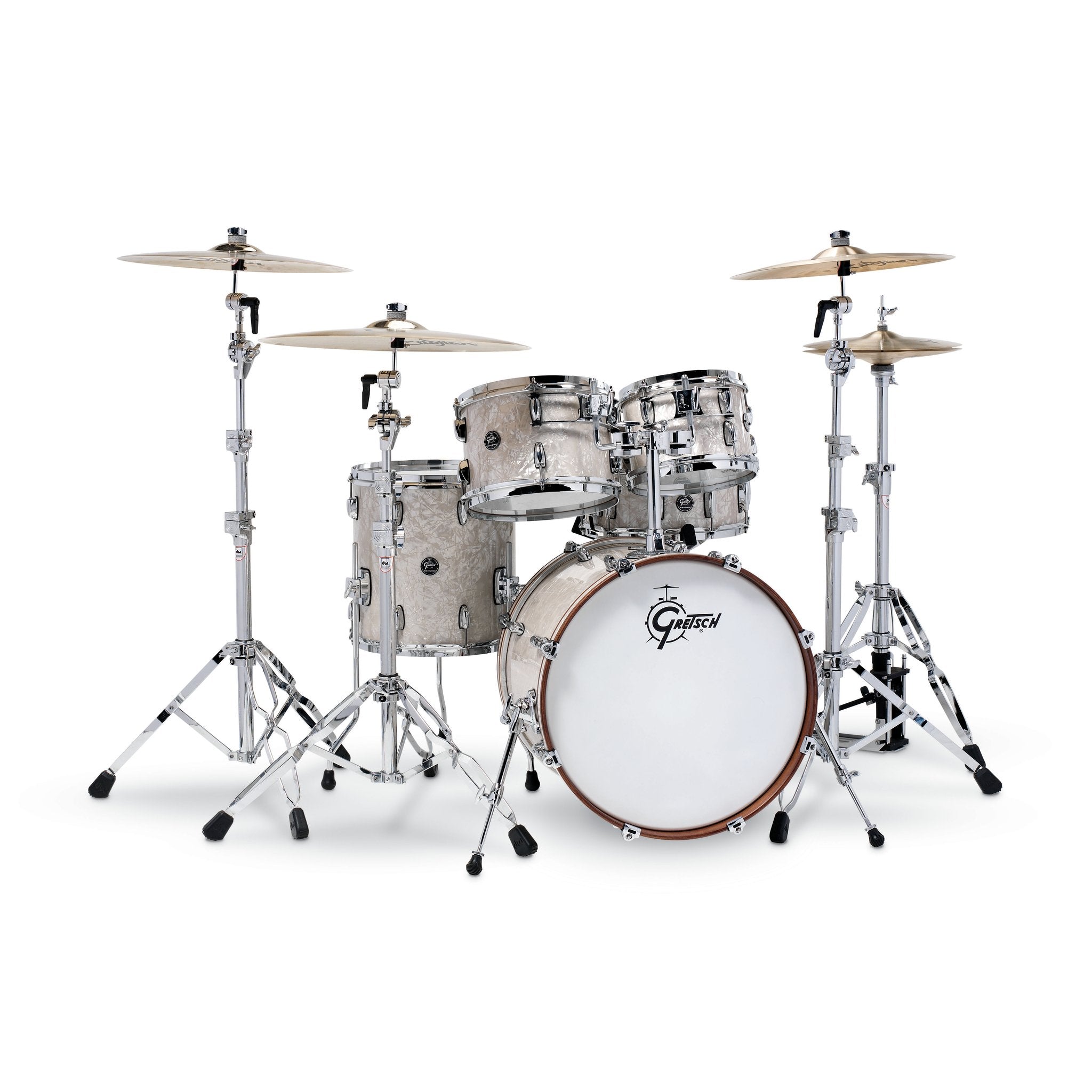 Gretsch Renown 5 Piece Drum Set (20/10/12/14/14sn) Vintage Pearl rn2-e605-vp