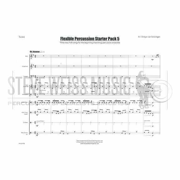 Groningen-Flexible Percussion Starter Pack 5 (SP)-B/X/4T/DS/P (Marching)