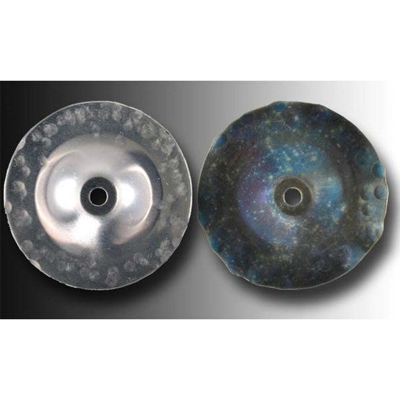Grover 10" Custom Dry Double Row Tambourine - Hybrid Silver
