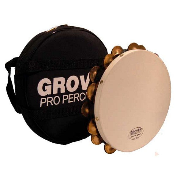 Grover 10" Projection-Plus Double Row Tambourine - Beryllium Copper