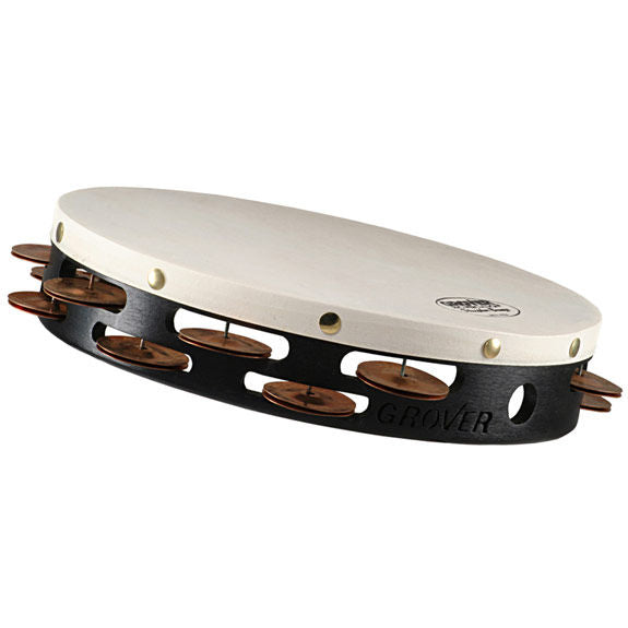 Grover 10" Projection-Plus Double Row Tambourine - Phosphor Bronze