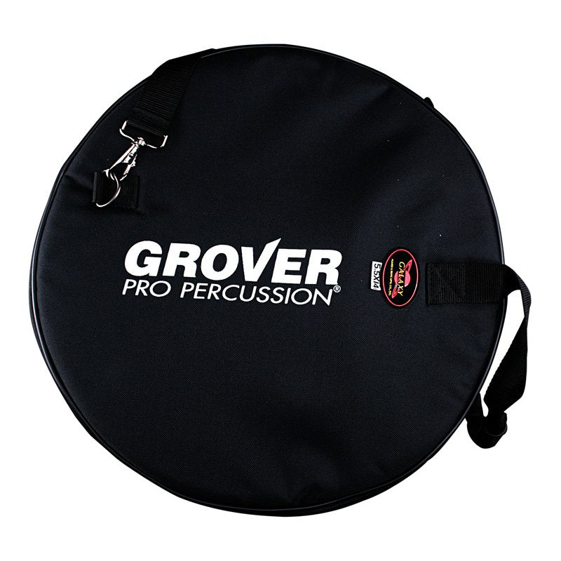 Grover 14x5 GSX Concert Snare Drum - Ebony Finish gsx-s5-e Case