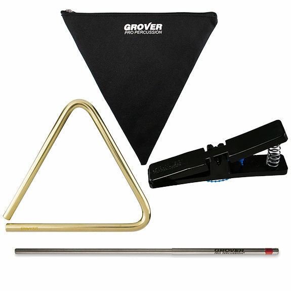 Grover 6" Bronze Concert Triangle Pack