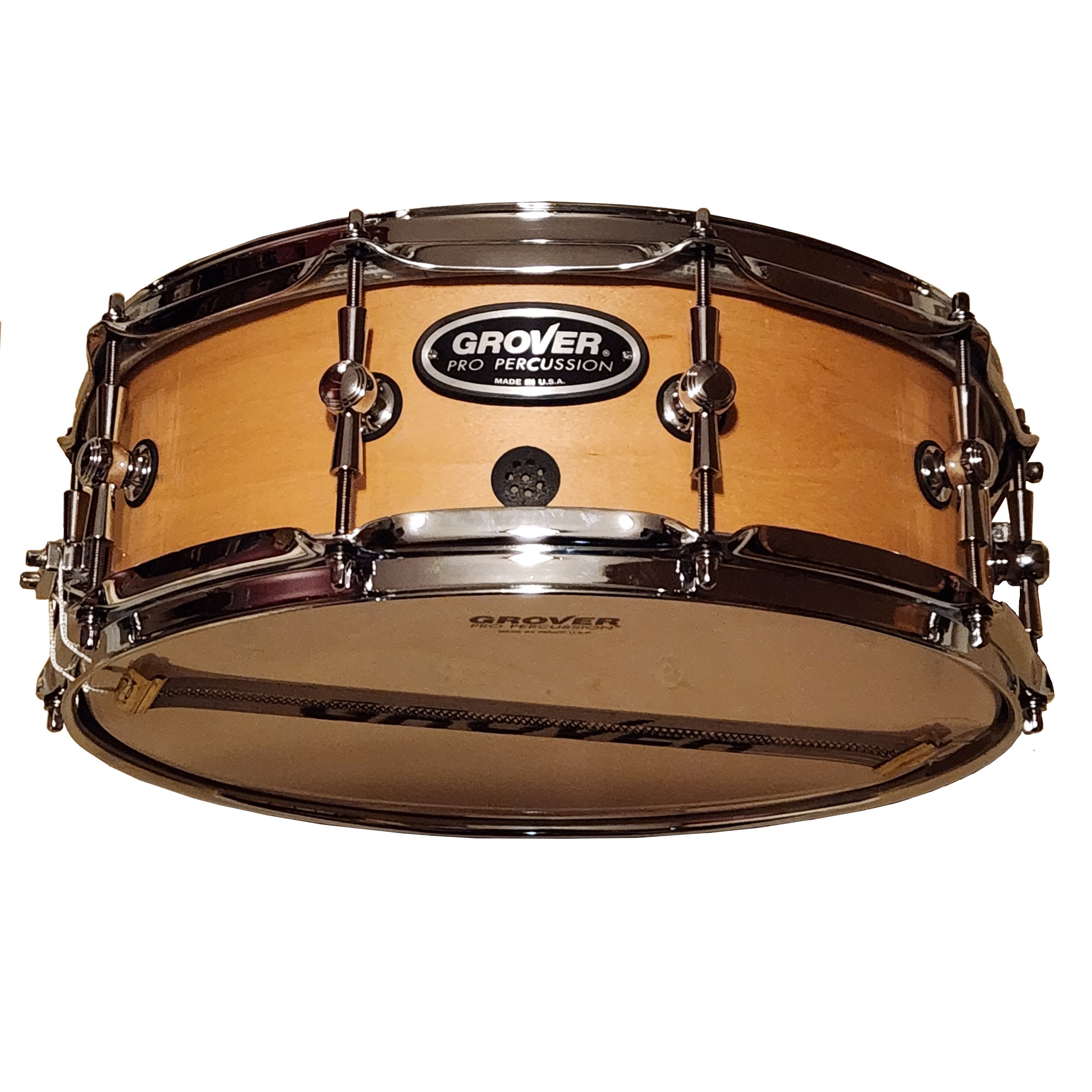 Grover GCX Concert Snare Drum with Case - 14" x 5" - Natural