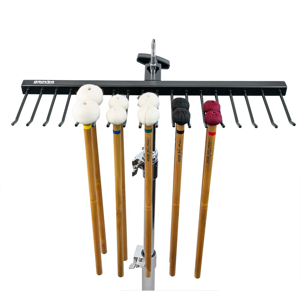 Grover Pro Percussion Mallet Rack with 5 Pairs of Timpani Mallets