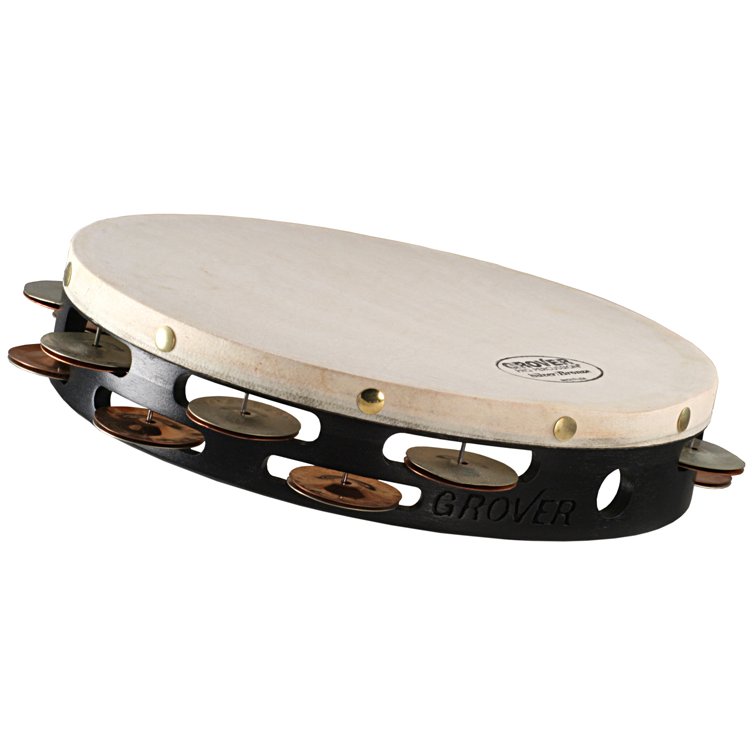 Grover Pro Percussion Tambourine T2/GSPh Silver/Bronze