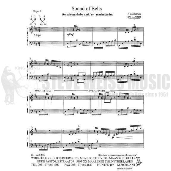 Guimaraes-Sound of Bells arr. Albert (SP)-M or 2M