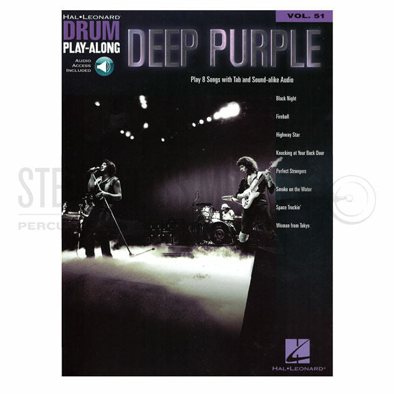 Hal Leonard Drum Play-Along-Deep Purple vol. 51 (Audio Access Included)