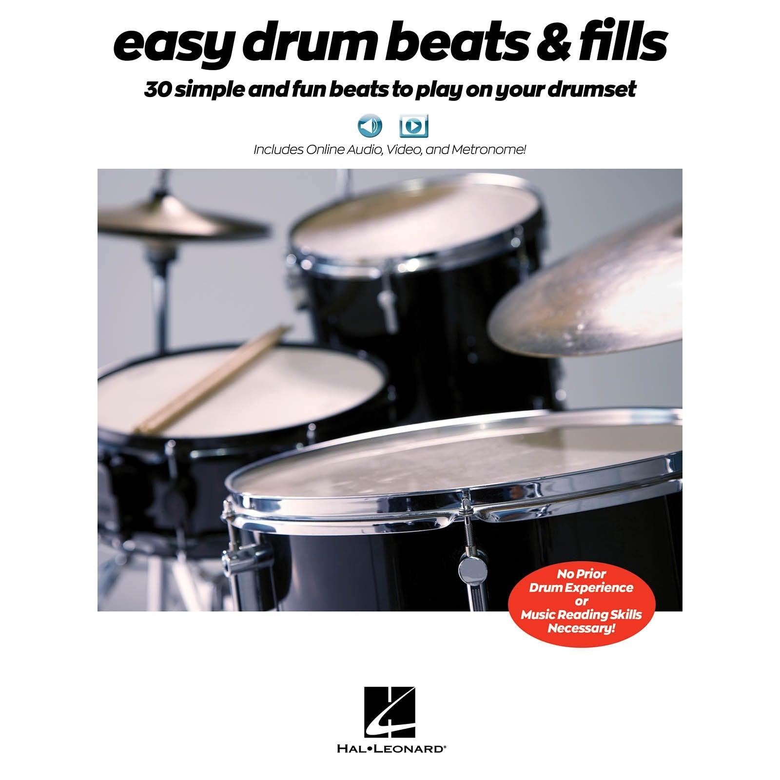 Hal Leonard-Easy Drum Beats & Fills (Online Audio & Video Access Included)