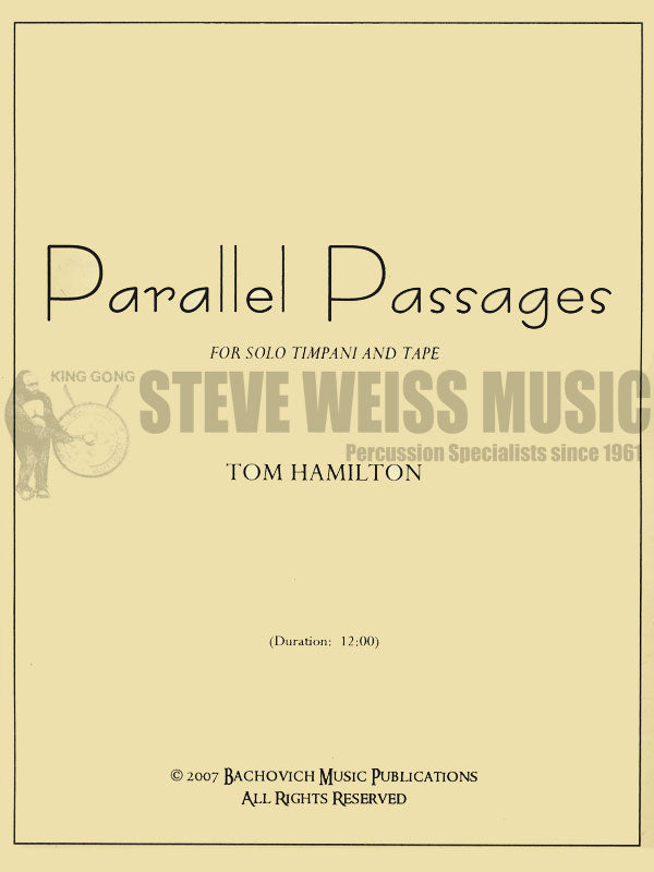 Hamilton-Parallel Passages-4T/Pre-Recorded Backing Audio OS