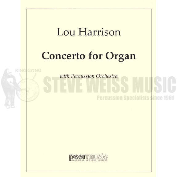 Harrison-Concerto for Organ with Perc. Orch. (S)-B/V/C/ Cel./P/PN/OR
