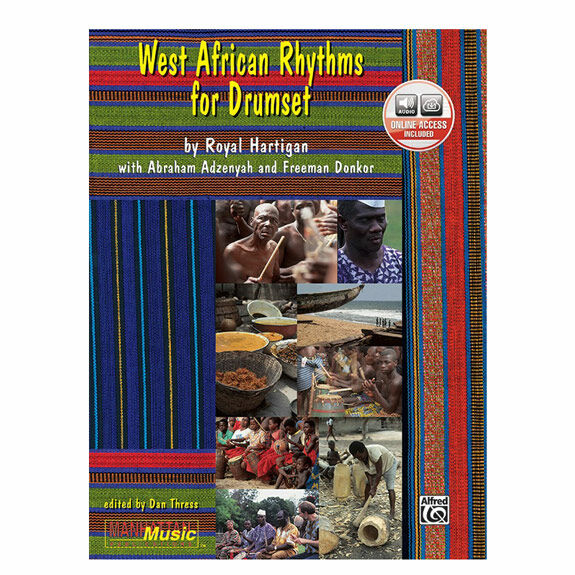 Hartigan-West African Rhythms for Drumset (Online Access included)