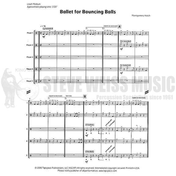 Hatch-Ballet for Bouncing Balls (SP)-Basketballs/handball