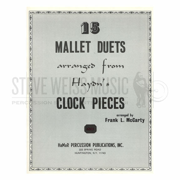 Haydn-Fifteen Mallet Duets -Mc Carty-2Mal