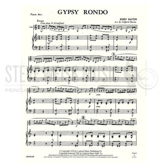 Haydn-Gypsy Rondo arr. Barnes (SP)-X/PN
