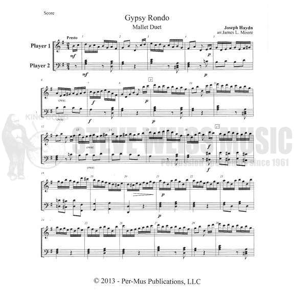 Haydn-Gypsy Rondo arr. Moore (SP)-2 mall. inst.