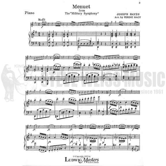 Haydn-Menuet (from Military Symphony) arr. Meister (SP) Mal/PN