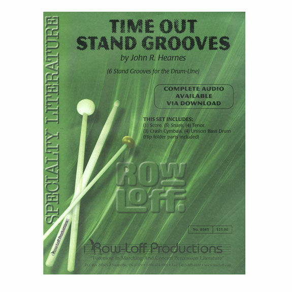 Hearnes-Time Out Stand Grooves (SP)-Drumline (Online Audio Included)